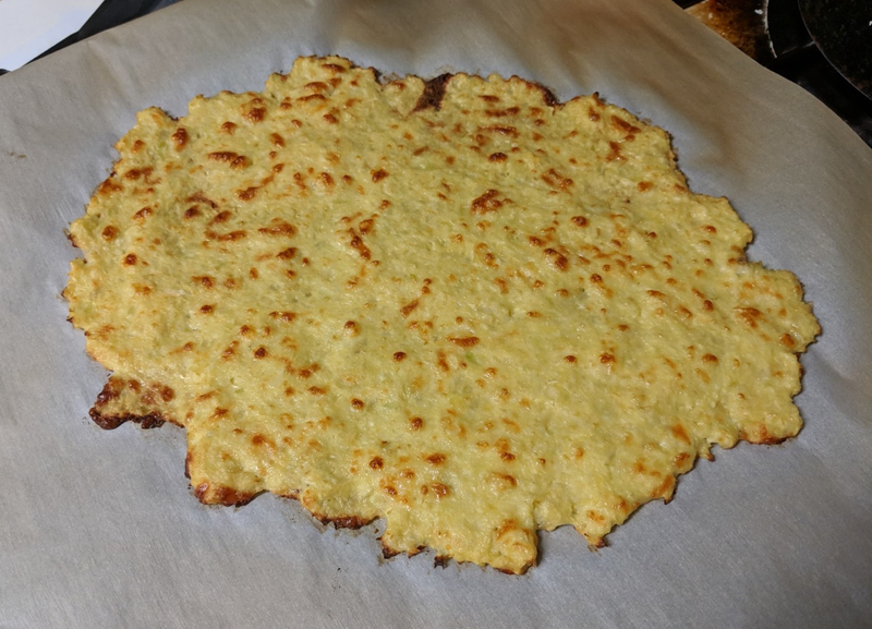 Illustration for article titled Cauliflower-crusted Pizza: WIN!! (Full Report)